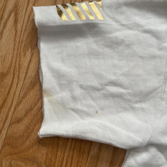 NEW POPULAR DEMAND ZUMIEZ GOLD CROPPED HOODIE SZ S - Picture 7 of 7